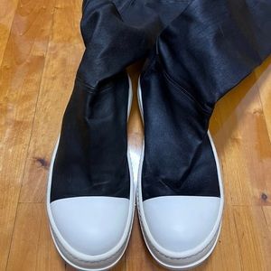 Rick Owens Black Stocking Sneakers